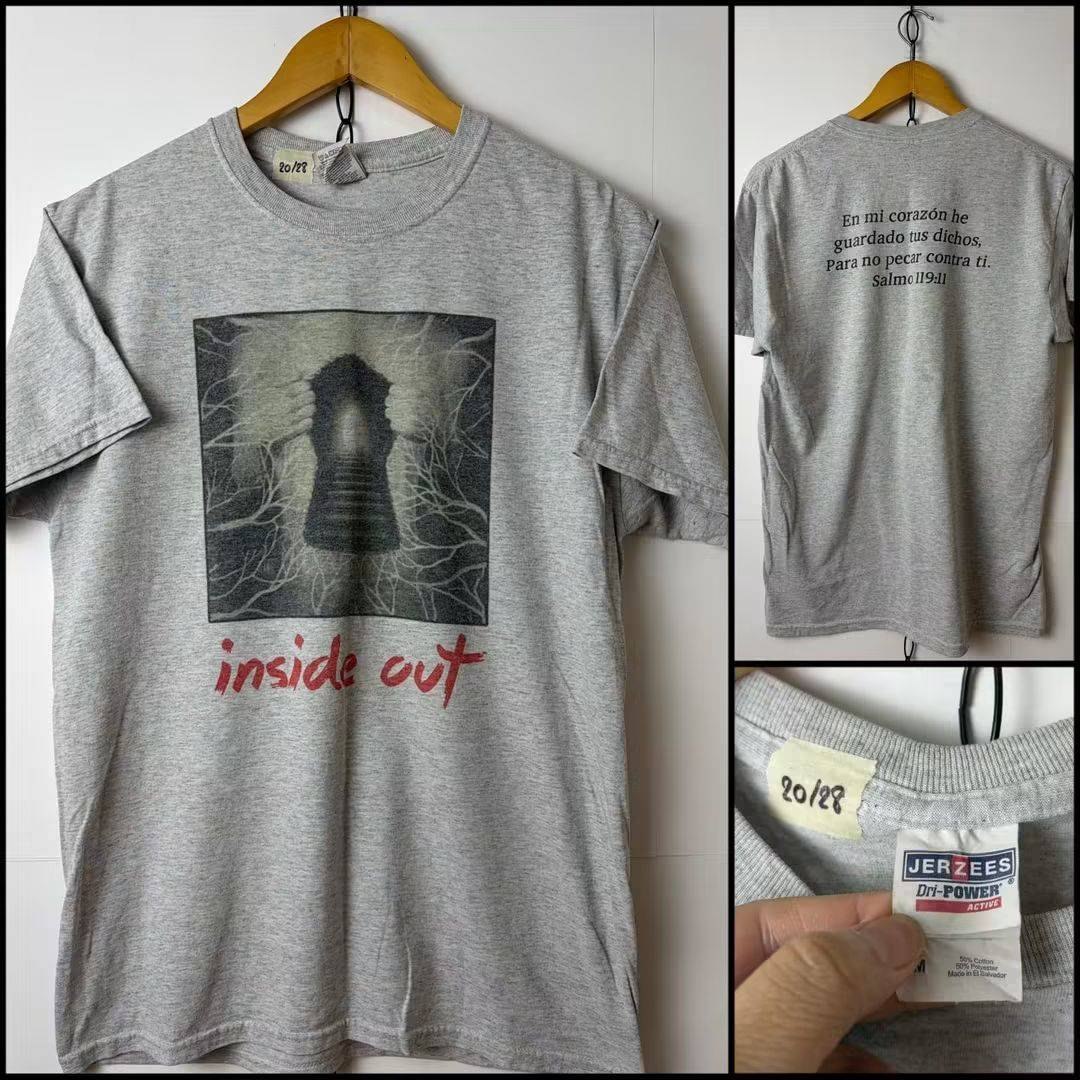 เสื้อยืดมือสอง Inside Out / Grey