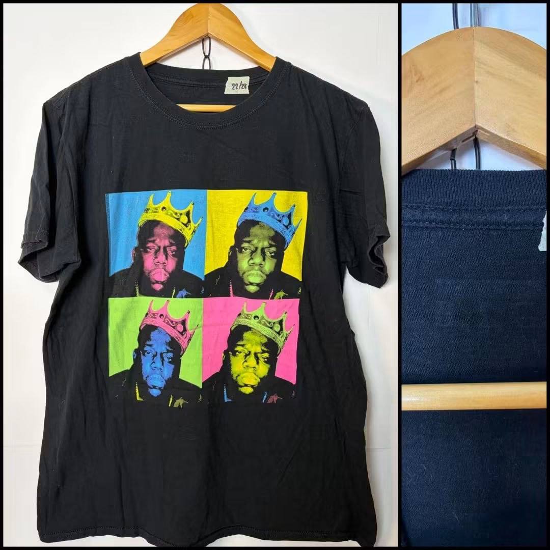 เสื้อยืดมือสอง Pop Art Portrait / Black