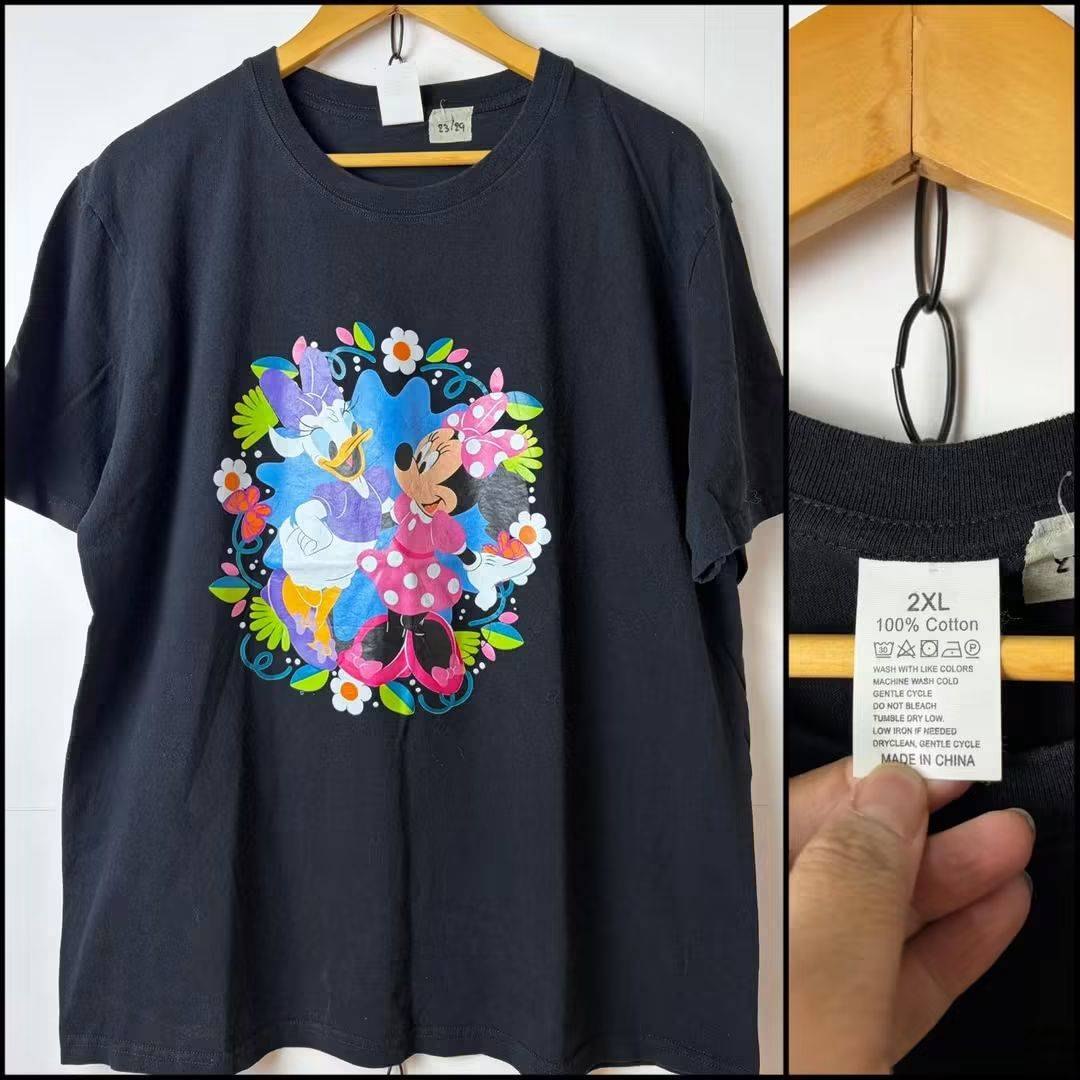 เสื้อยืดมือสอง Cartoon Collage / Black