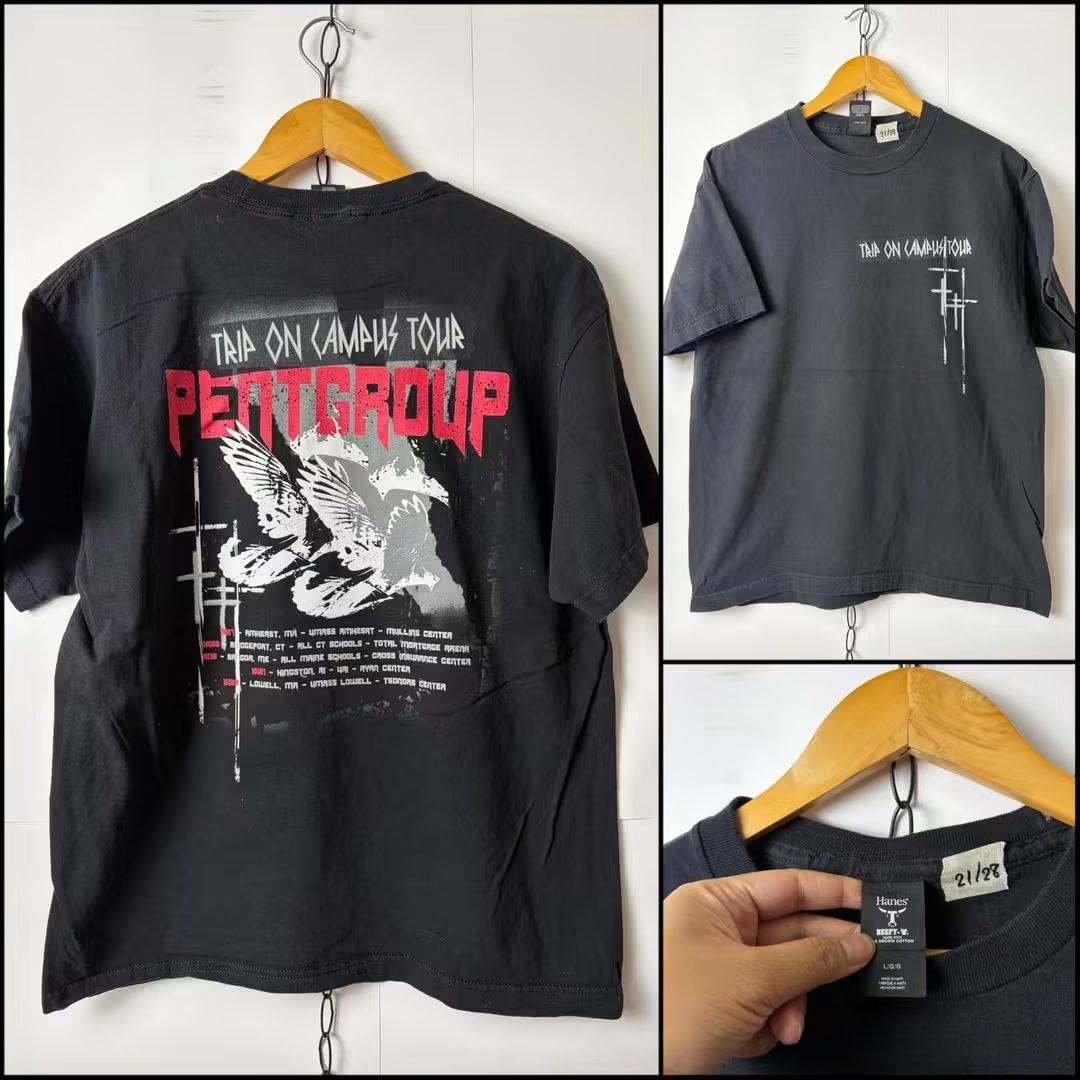 เสื้อยืดมือสอง Metal Graphic / Black